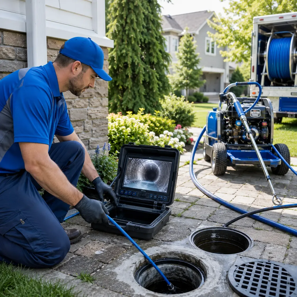 Outdoor drain cleaning professionals serving Jackson Heights, NY
